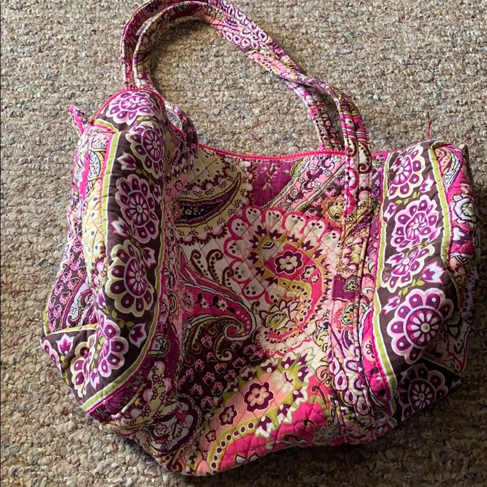 Vera Bradley duffle bag.